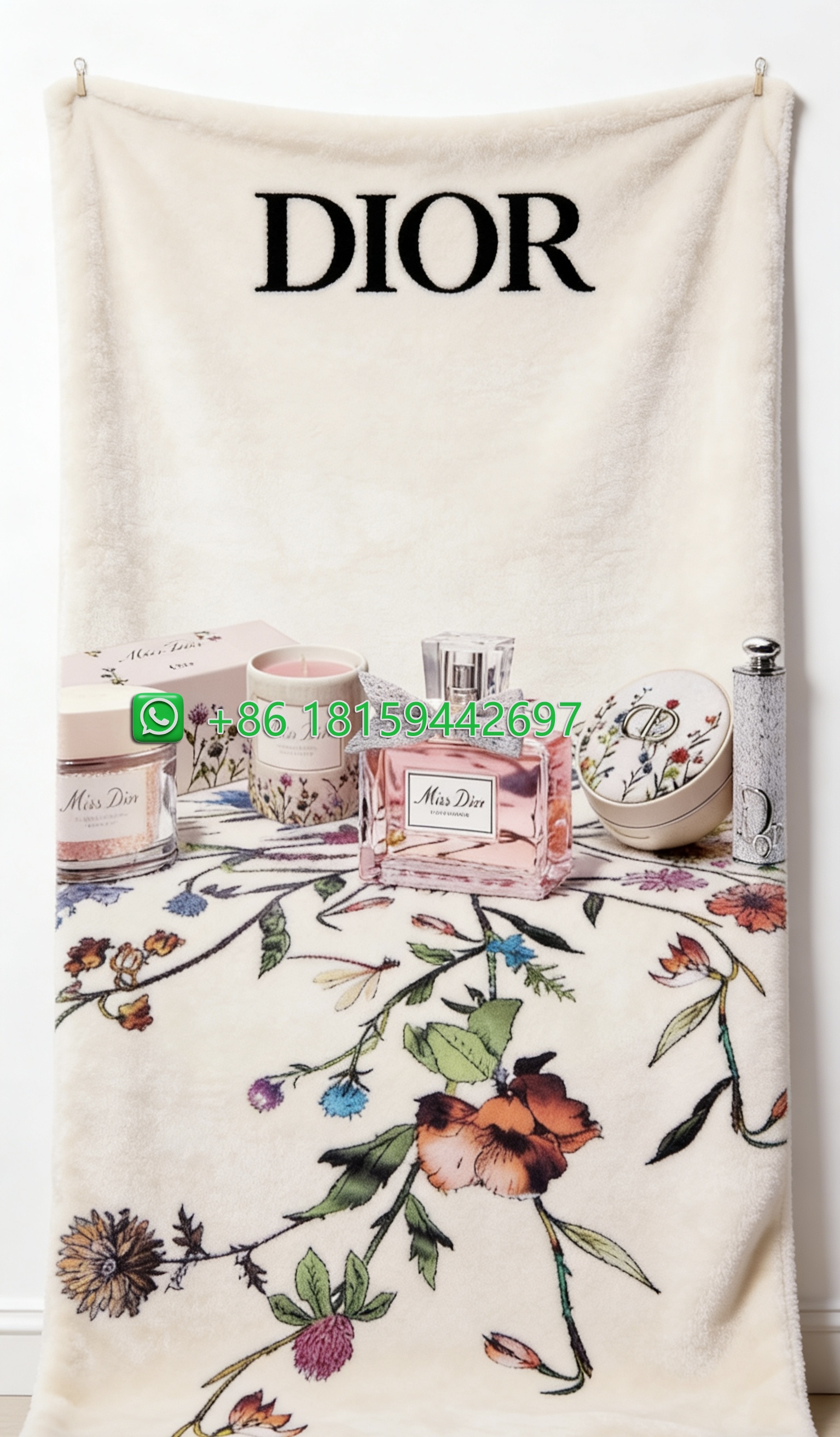 Dior Throw Blankets